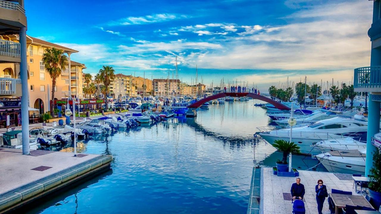 Port-Frejus, Le Consul, Appartement 2 Pieces Climatise, Terrasse & Parking Exterior foto